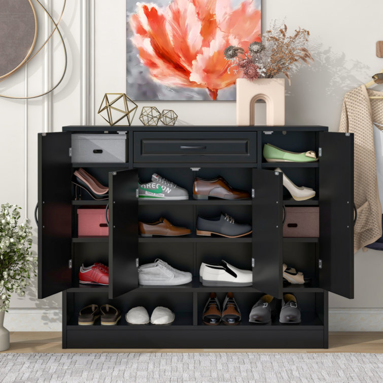 Particle board 2025 shoe rack